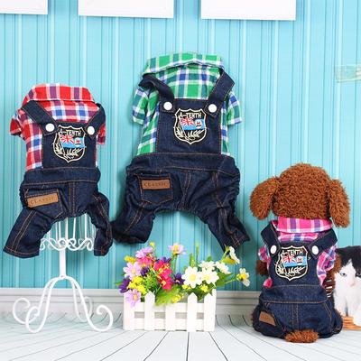Pet Fun Four-legged Dog Clothes Spring and Summer Pet Teddy VIP Than Bear