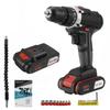 220V AC Cordless Drill 1 Batery Rechargeable 25 88VF +1 Torque With Screwdriver Bit