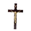 Wall Crucifix Cross Wood Jesus Sculpture Christian Figurine Pendant Religious Statue Home Decor