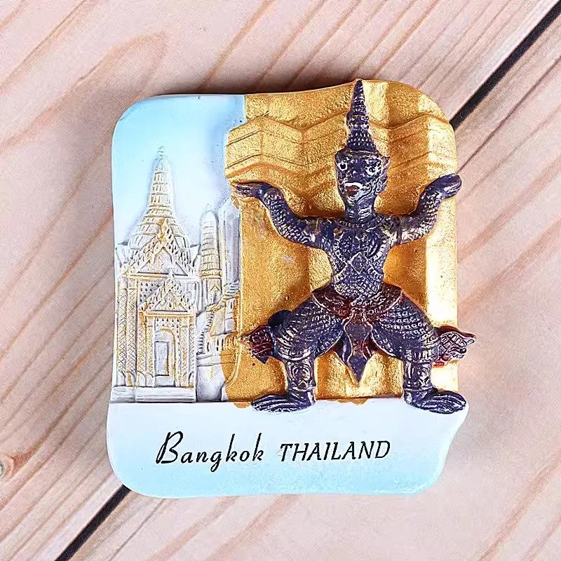 Singapur Reise Souvenirs Merlion Kühlschrankaufkleber Thailand Malaysia Kuala Lumpur Kühlschrankmagnete Wohnkultur Hochzeitsgeschenke