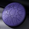 Portable Drum Professional Percussion Instrument 6 Inch 11 Note Meditation Sound Therapy Accessories Tongue Drums