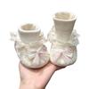 Winter Style Baby Girl Shoes: Soft, Velvet-Lined, Non-Slip Cotton Shoes for Newborns (0-6 Months)