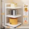 Square pot rack, kitchen rack, household multi-functional pot storage rack, multi-layer cabinet under sink adjustable rack
