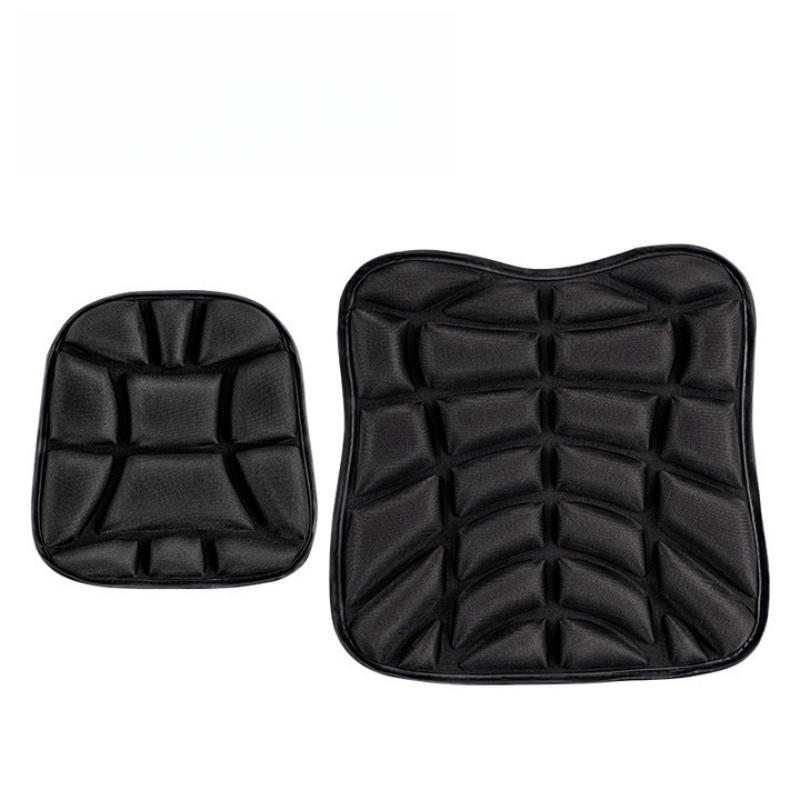 Motorcycle cushion cover inflatable decompression shock-absorbing heat insulation seat cushion breathable sunscreen retrofitting