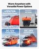 Diesel Heater, 8KW, DC 12V/24V, All in One Portable Diesel Air Heater with Remote Control and LCD Screen, Fast Heating Low Noise, 4 L Fuel Tank for
