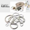 Iron Silver D-Ring Buckle for Handbag & Backpack Accessories