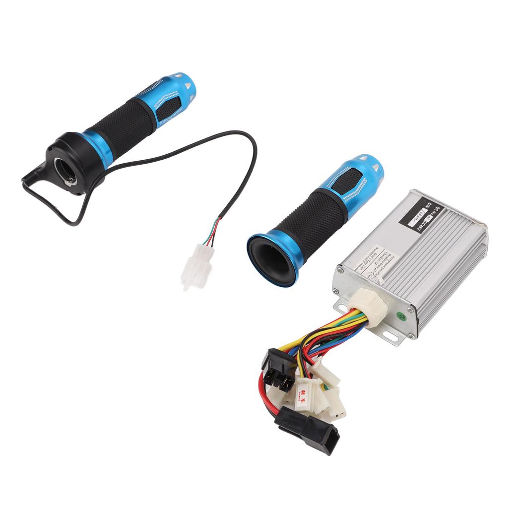 48V 1000W Motor Brushed Speed Controller with Throttle Twist Grip Waterproof for Electric Scooter Bike