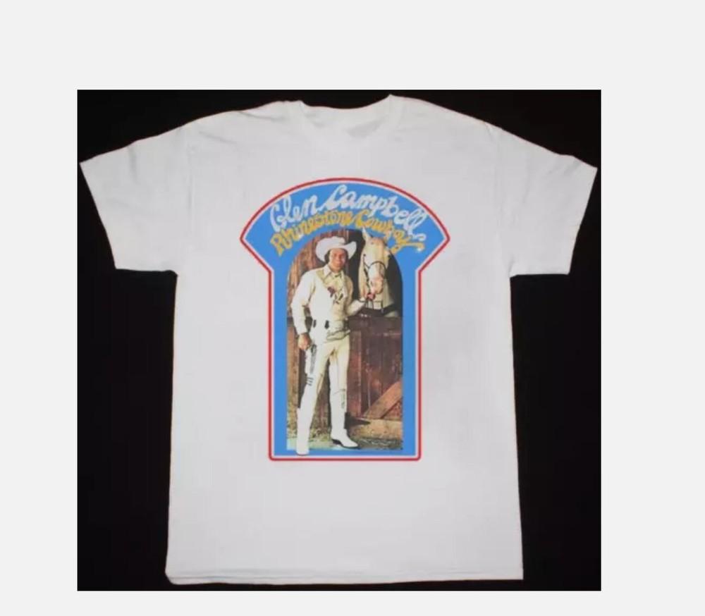 Glen Campbell 1975 Tour T Shirts All Size S-5XL Unisex T-Shirt XXXL