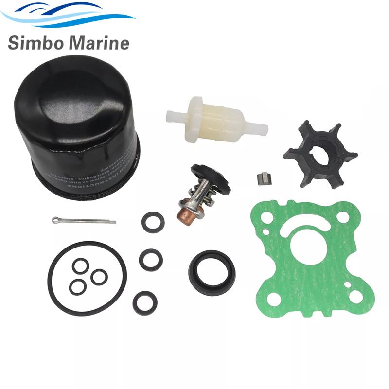 Compatible with Honda Outboard Maintenance Service Kit BF15D BF20D 06211-ZY0-505 19300-ZW9-003