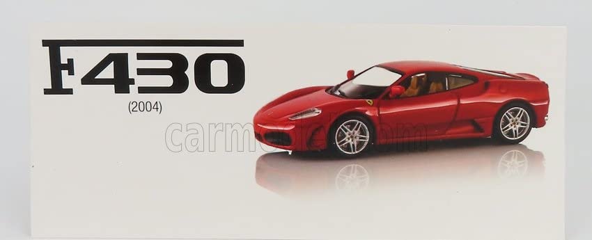 Ferrari minicar FERRARI F430 2004 with case 1/43 (red) [item]