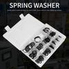 ABYA 320Pcs Carbon Steel Compression Type Wavy Wave Crinkle Spring Three Wave Washers Assortment Kit