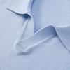 Judger Men's Silk Blend Seagull Collar Polo Shirt