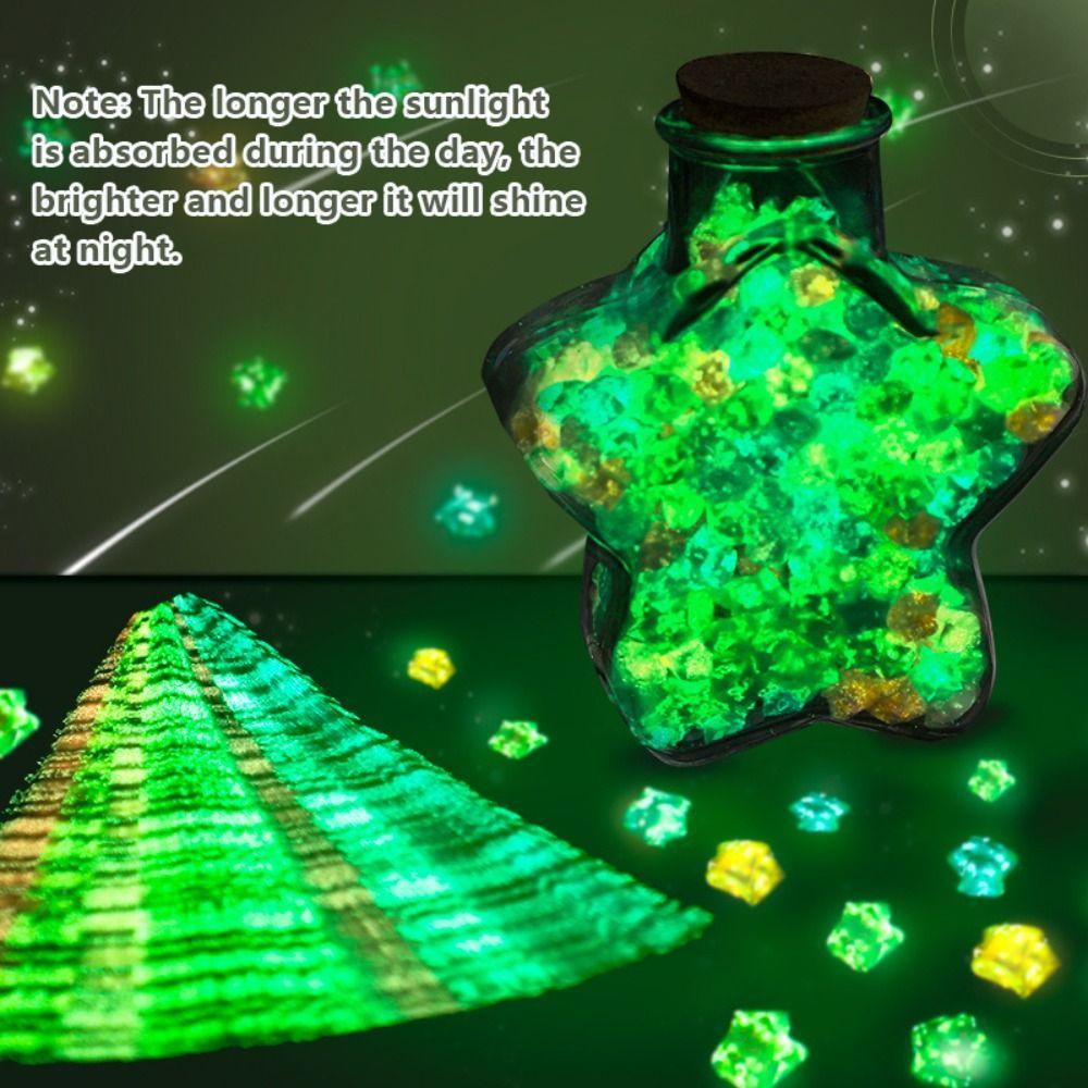 210pcs Creative Luminous Star Origami DIY Handmade Gradient Color Paper Folding Art Paper Craft Pentagram Folding Paper Gift