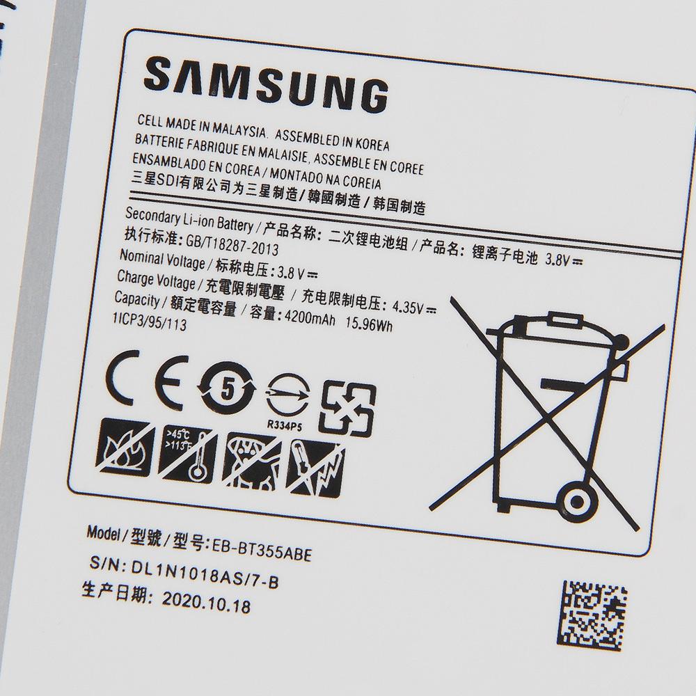 Original Rechargeable Lithium Battery For Samsung GALAXY Tab A 8.0 T355C Tab5 T350 P355C P355M T355 EB-BT355ABA EB-BT355ABE Tablet Battery 4200mAh