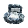 Plush Car Seat With Soft Cushion For Figure Dolls Adjustable Safety Strap Air Vent Clip Decors Collectible Accessory