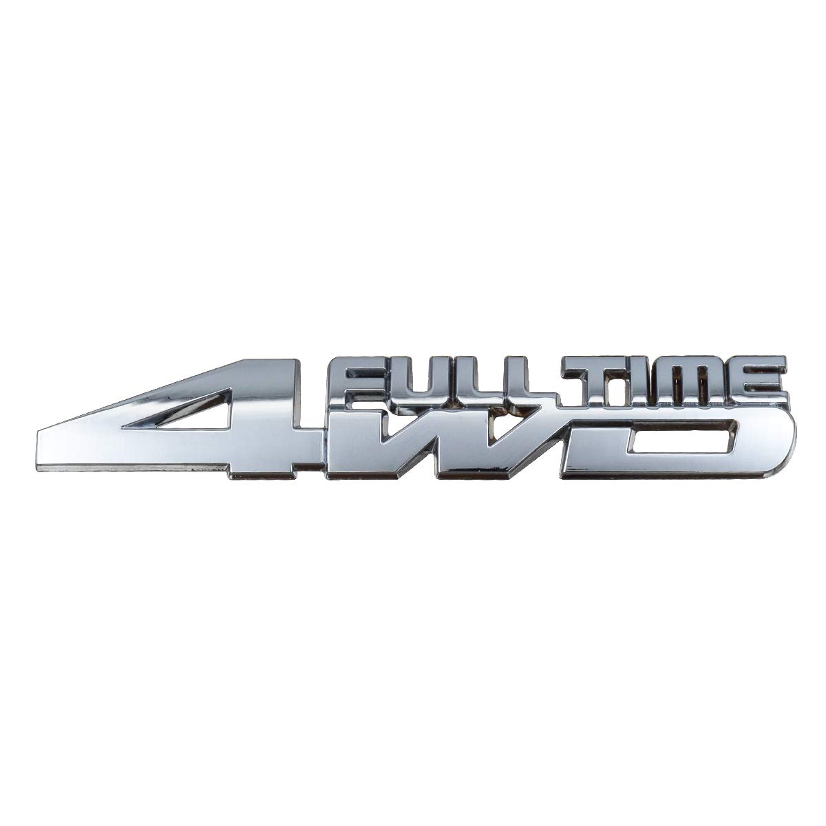 

Наклейка 4WD Эмблема автомобиля FULL TIME Наклейка для автомобиля общего назначения 26 мм x 155 мм Серебро [NEGUES]