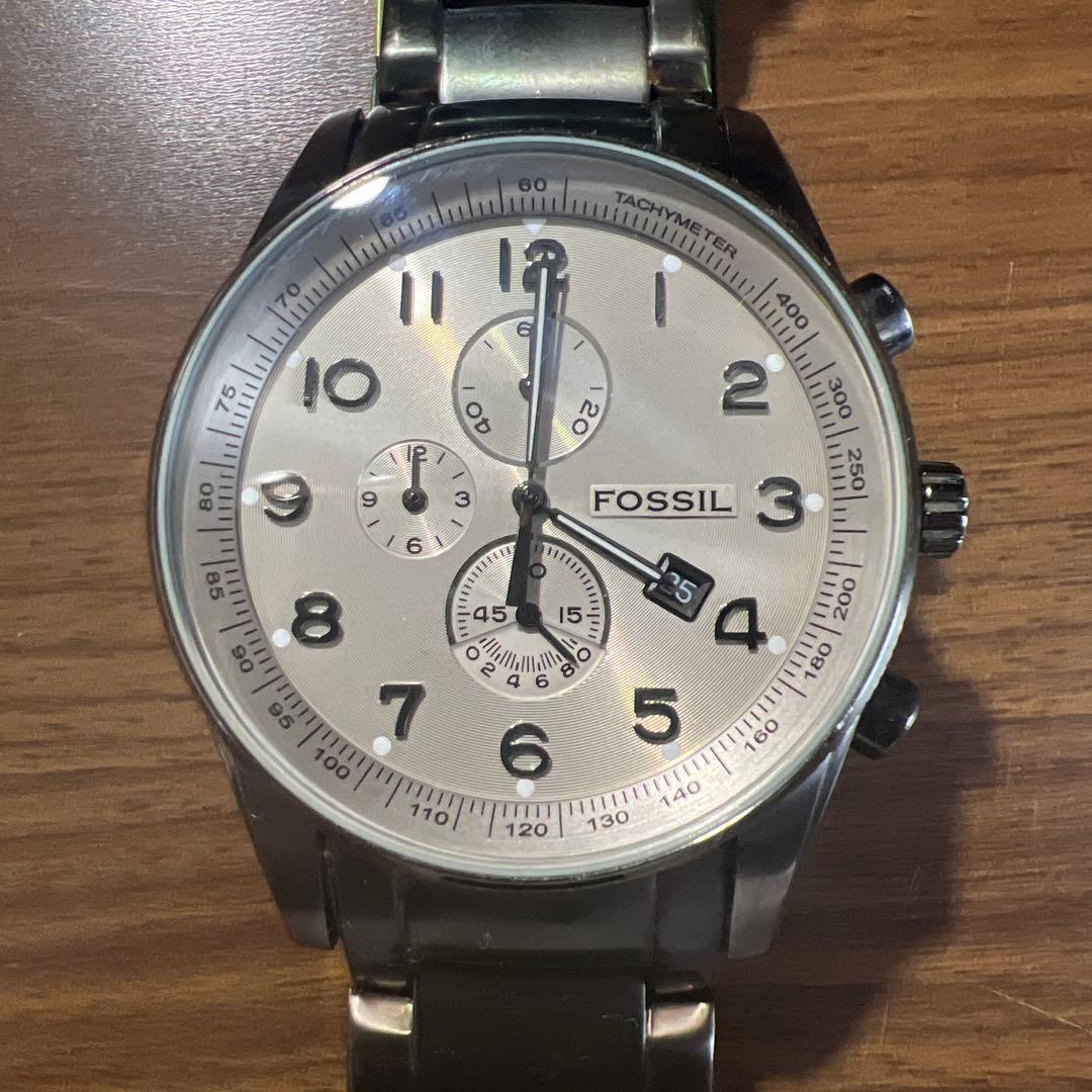 Used FOSSIL Men s Watch Chronograph FS-4250