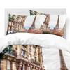 3D Digital Printing Quilt Set Three-Piece British Retro Style