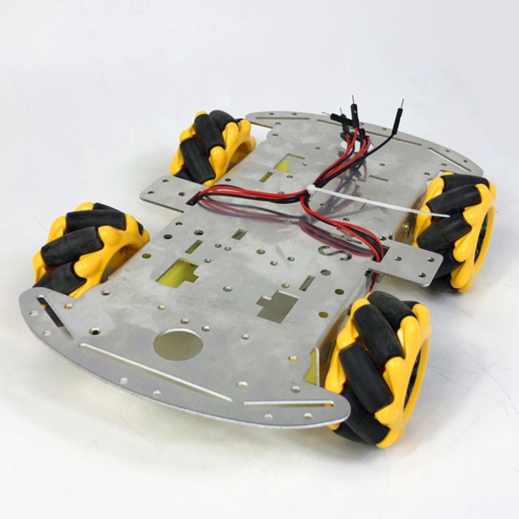Robot Kit 4WD Omnidirectional Wheels Intelligent Car