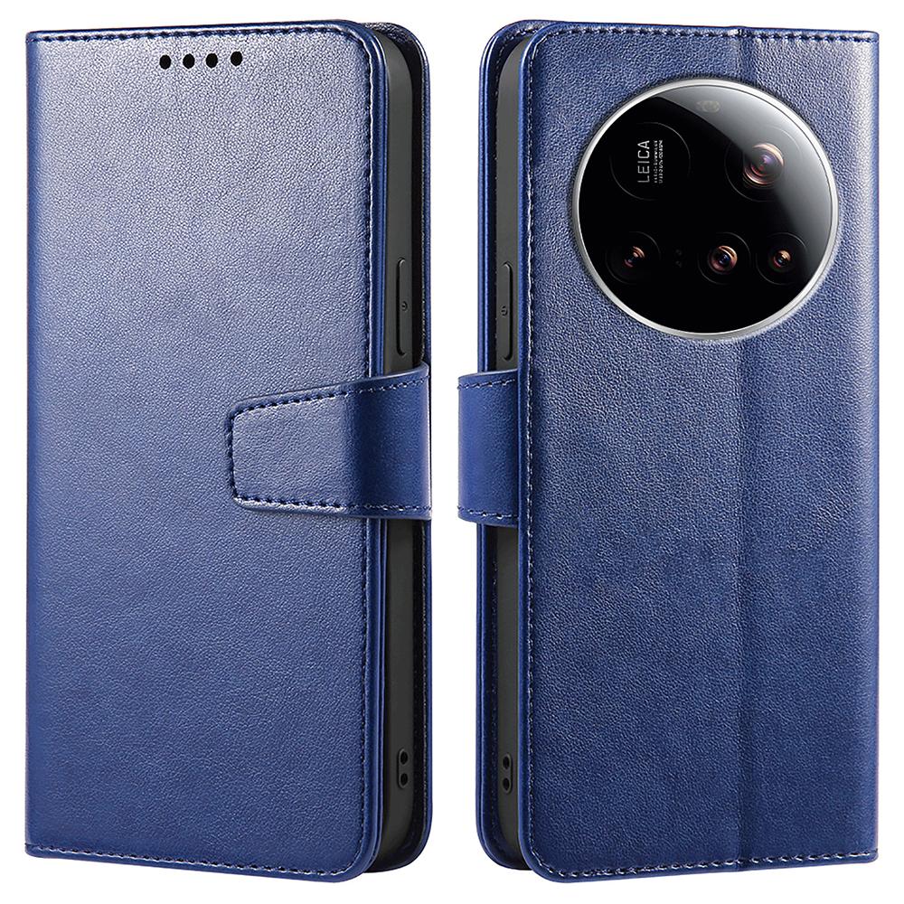 

For Xiaomi 15 Ultra Case Stand Card Holder Wallet Leather Phone Cover Blue