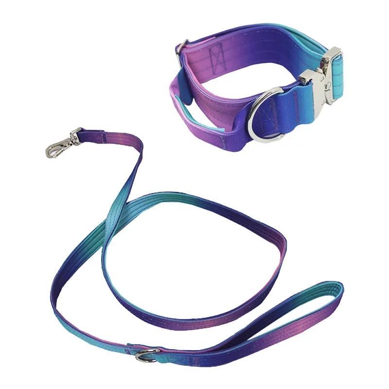 5MM Hundeleinen-Set, schrittweiser Wechsel, doppeltes Nylonhalsband, mittelgroße und große Hunde, Heimtierbedarf, Trainingsseil, Zubehör für große Hunde