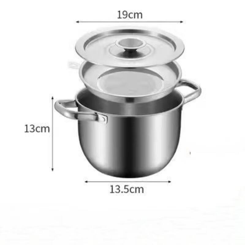 ZISIZ 2.8L Stainless Steel Oil Storage Pot with Strainer