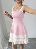 Women's Summer New Arrivals Strappy Dress Colorful Layered Cake Dress