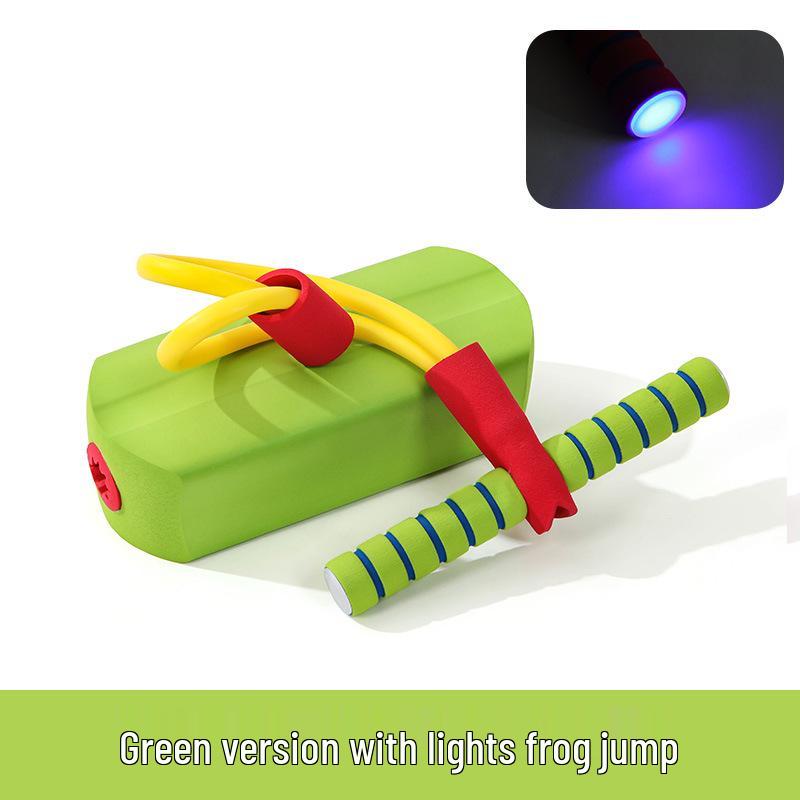 Antrenor de echilibru cu sărituri de broască pentru creșterea în înălțime a copiilor: Băț Pogo pentru Integrare Senzorială în Aer Liber