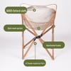 OEING Aluminum Folding Moon Chair