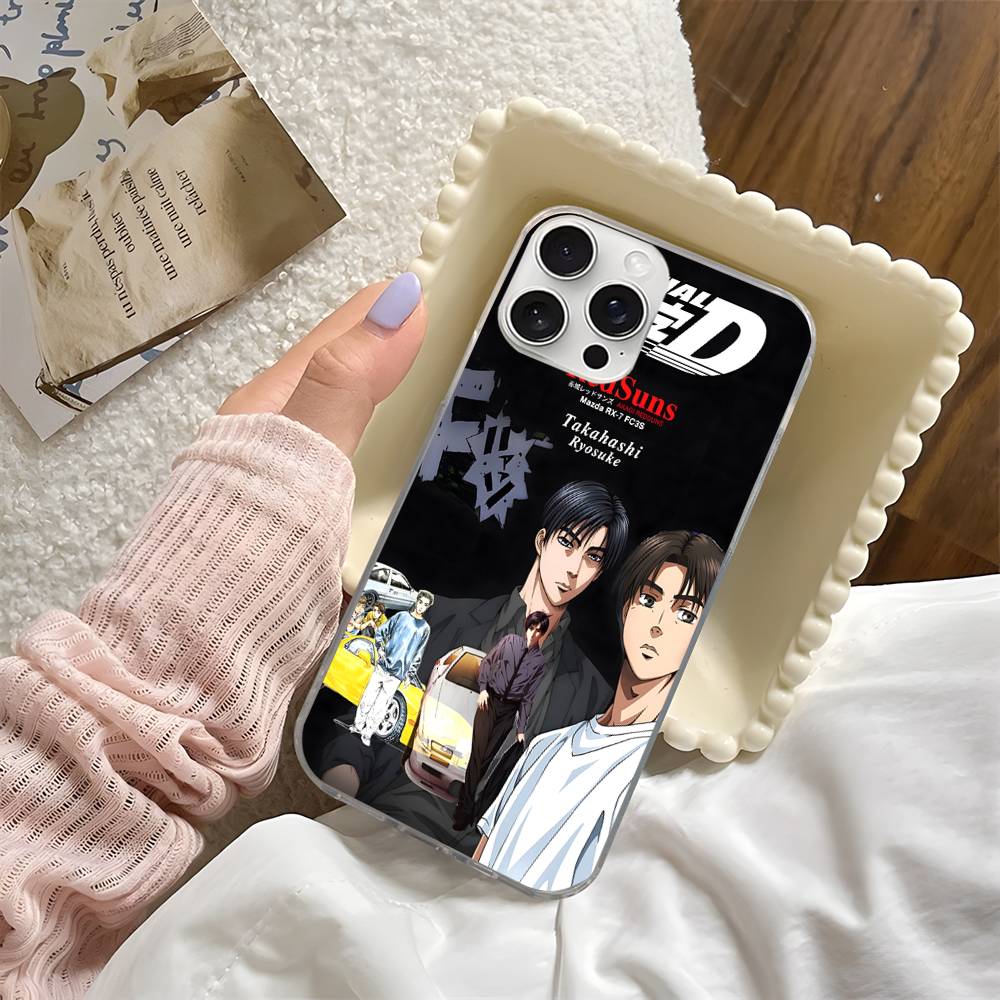 Anime Initial D AE86 Tail Light Phone Case Phone Case For IPhone 17 Pro Max Plus Fantasy Glitter Aurora Water Ripple Cover