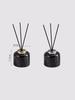Natural Marble Perfume and Aroma Bottle Square Marble Bathroom Essential Oil Storage Bottle Fragrance Diffuser for Room Bedroom