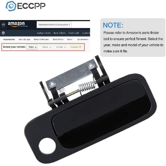 ECCPP Exterior Door Handle Front Right Side for Toyota Avalon 2000 2001 2002 2003 2004 Black 1Pc 69210AC030C0