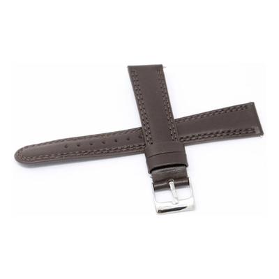 Seiko Watch Band 18mm Leather Brown Men's with Care Instructions