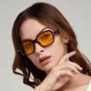 Korean Retro Square Frame Sunglasses: Stylish Unisex Street Fashion