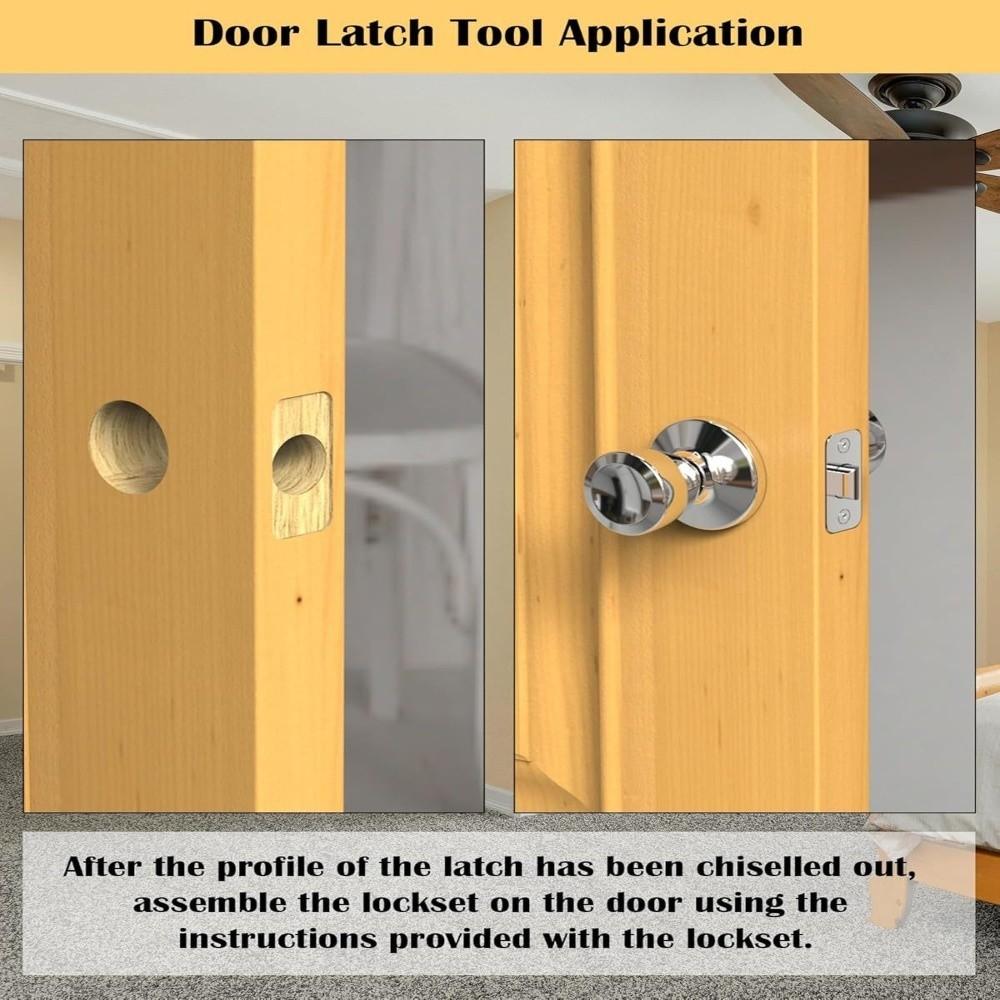 Precision Jig Door Latch Mortise Tool Door Lock Installation Kit  Professional Installation
