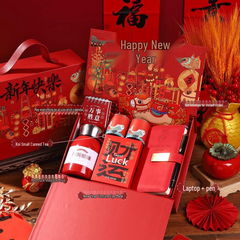 2026 Jahr des Pferdes Firmen-Neujahrs-Souvenir-Geschenk für Mitarbeiter: Individuelles praktisches Frühlingsfest-Souvenir