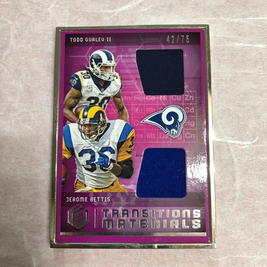 Used NFL panini Todd Gurley II, Jerome Bettis