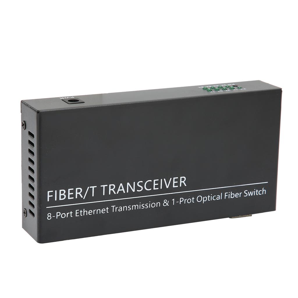 Gigabit Switch 1 Fiber 8 Port Ethernet Single Mode Dual Fiber Adaptive Gigabit Converter for Signal Conversion