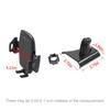 BAWA Car Adjustable Mobile Phone Holder GPS Stand Braket Mount Accessories For Jeep Wrangler JL JT 2018 2019 2020 2021 2022 2023