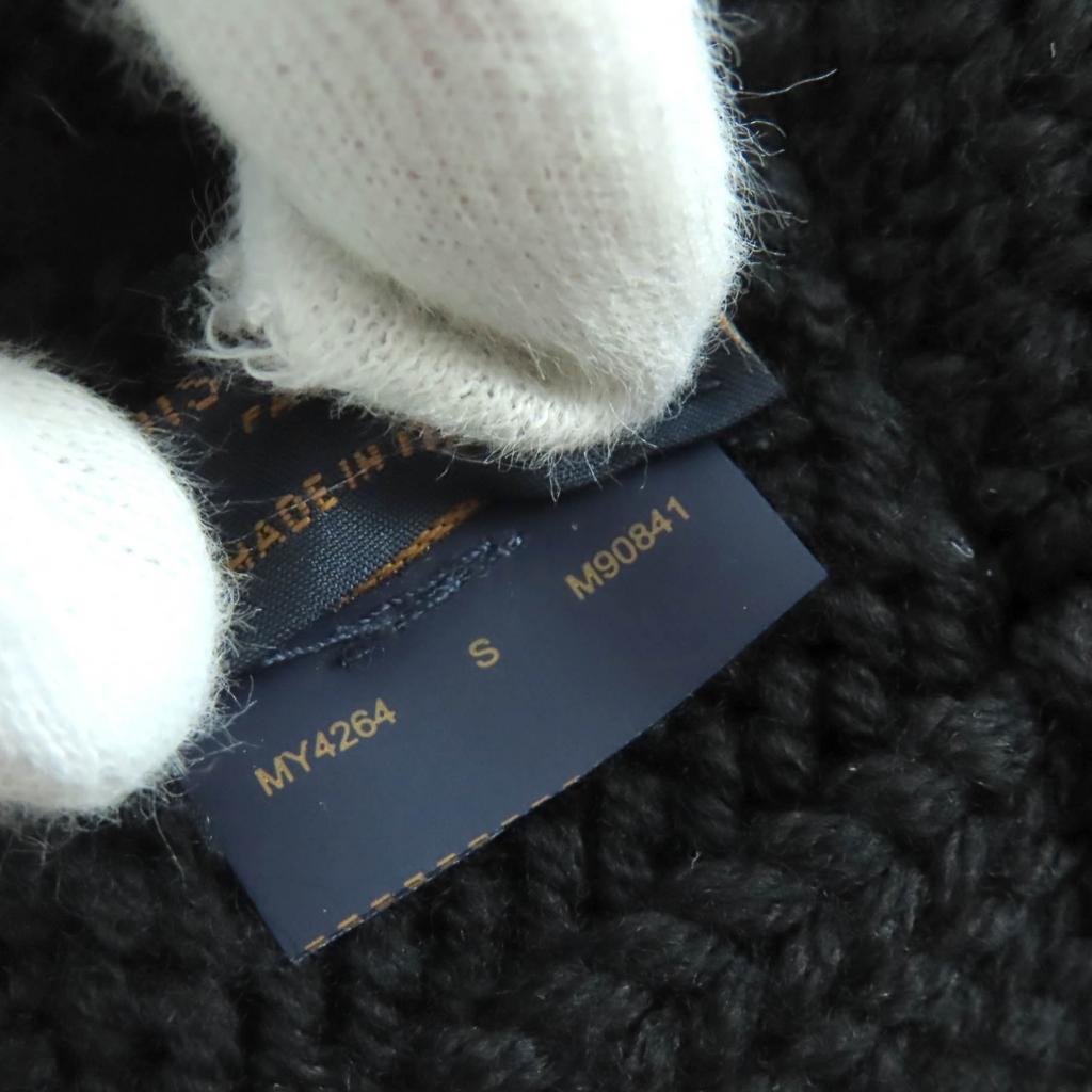 Very Good LOUIS VUITTON Scarf Damier Heritage Snug Scarf Black Mens S M90841 Used