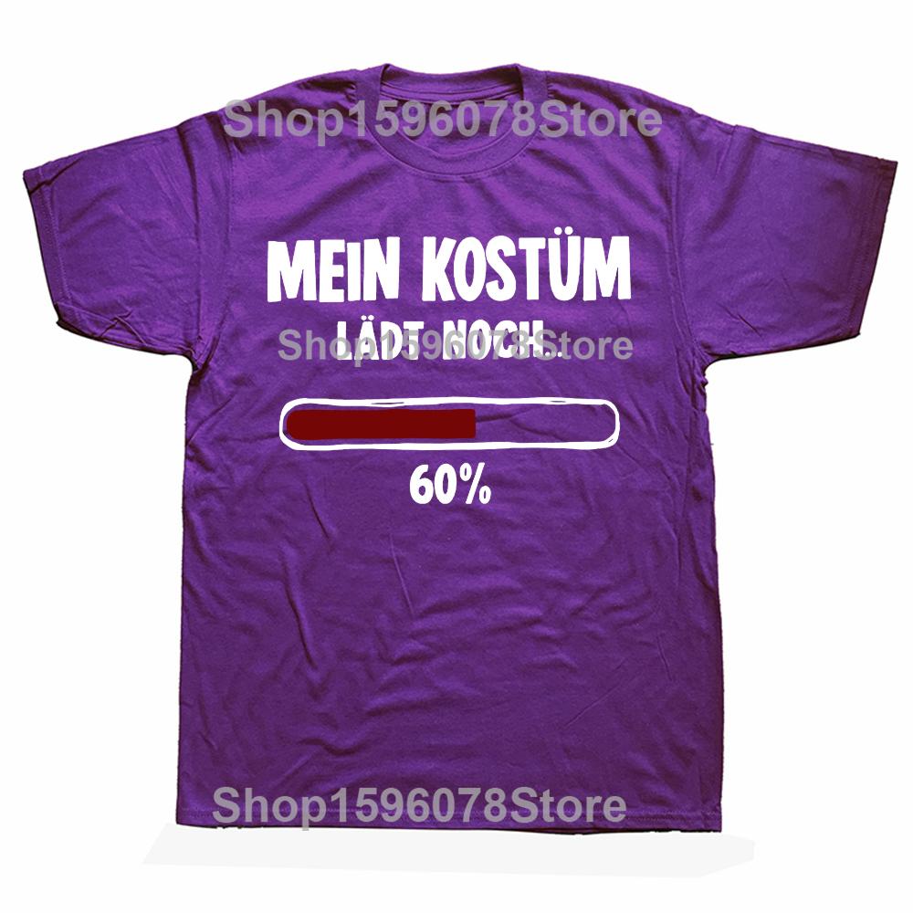 My Costume Still Loads 60 T Shirt Retro German Humor Nerd Tee Tops EU Size 100 Cotton Soft Unisex Causal Tshirts