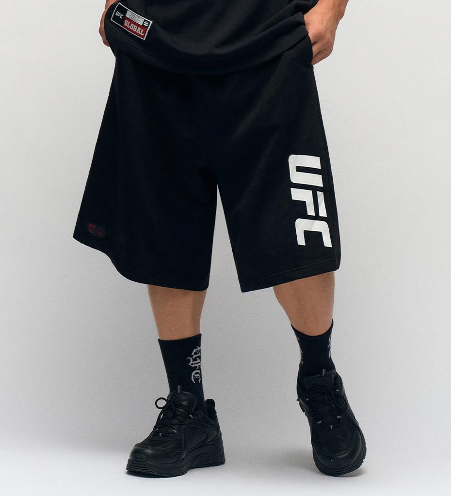 Ufc Sports Ufc Big Logo Bermuda Shorts Black U2Spx2322Bk