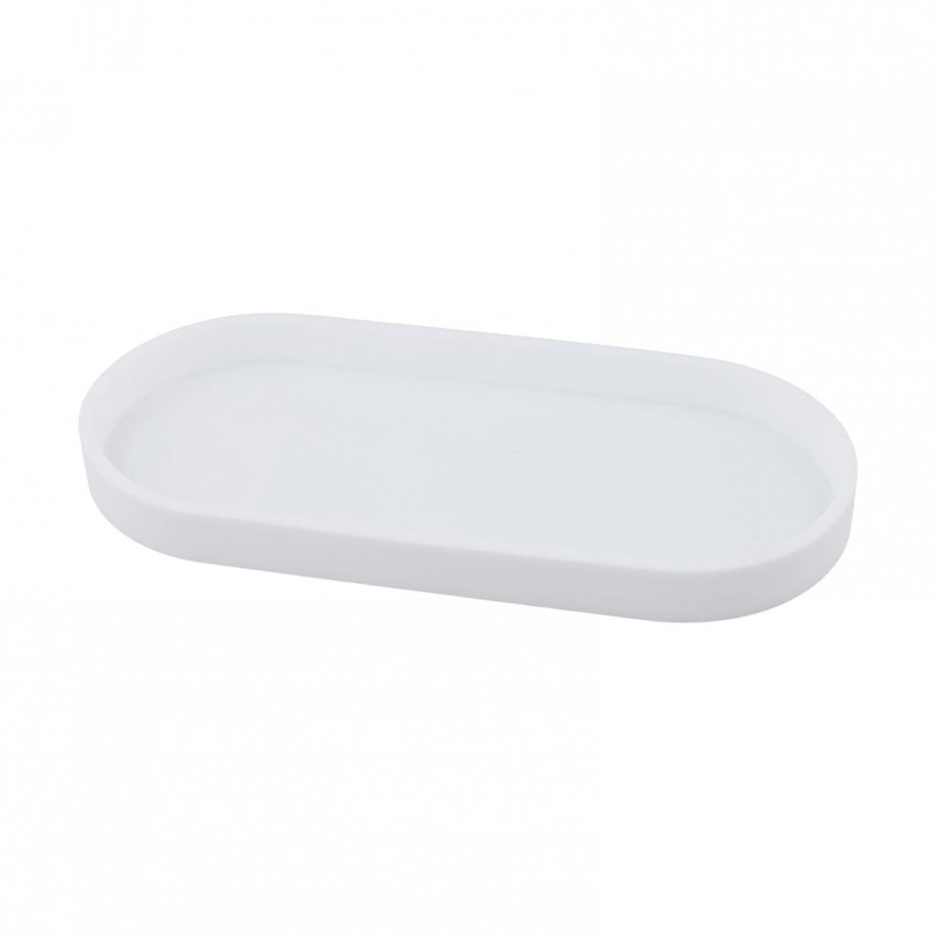 Dishwasher Safe Countertop Organizer Silicone Bathroom Tray Soap Dispenser