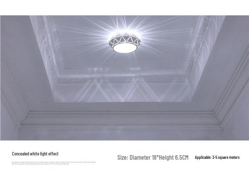 Modern Embedded Corridor Downlight - Creative Spotlight for Foyer & Hallway Ceilings