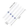 4PCS Transparent Car Door Anti-collision Protector Bumper Strip Sticker For Volkswagen VW Golf 4 6 7 GTI Tiguan Passat B5 B6 zh4