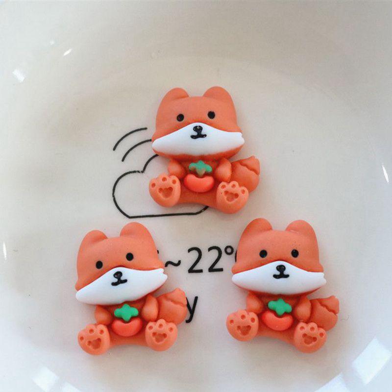 10 Stück Neue Süße Mini Cartoon Tier Serie Flache Rückseite Harz Cabochons Scrapbooking DIY Schmuck Bastel Dekoration Zubehör