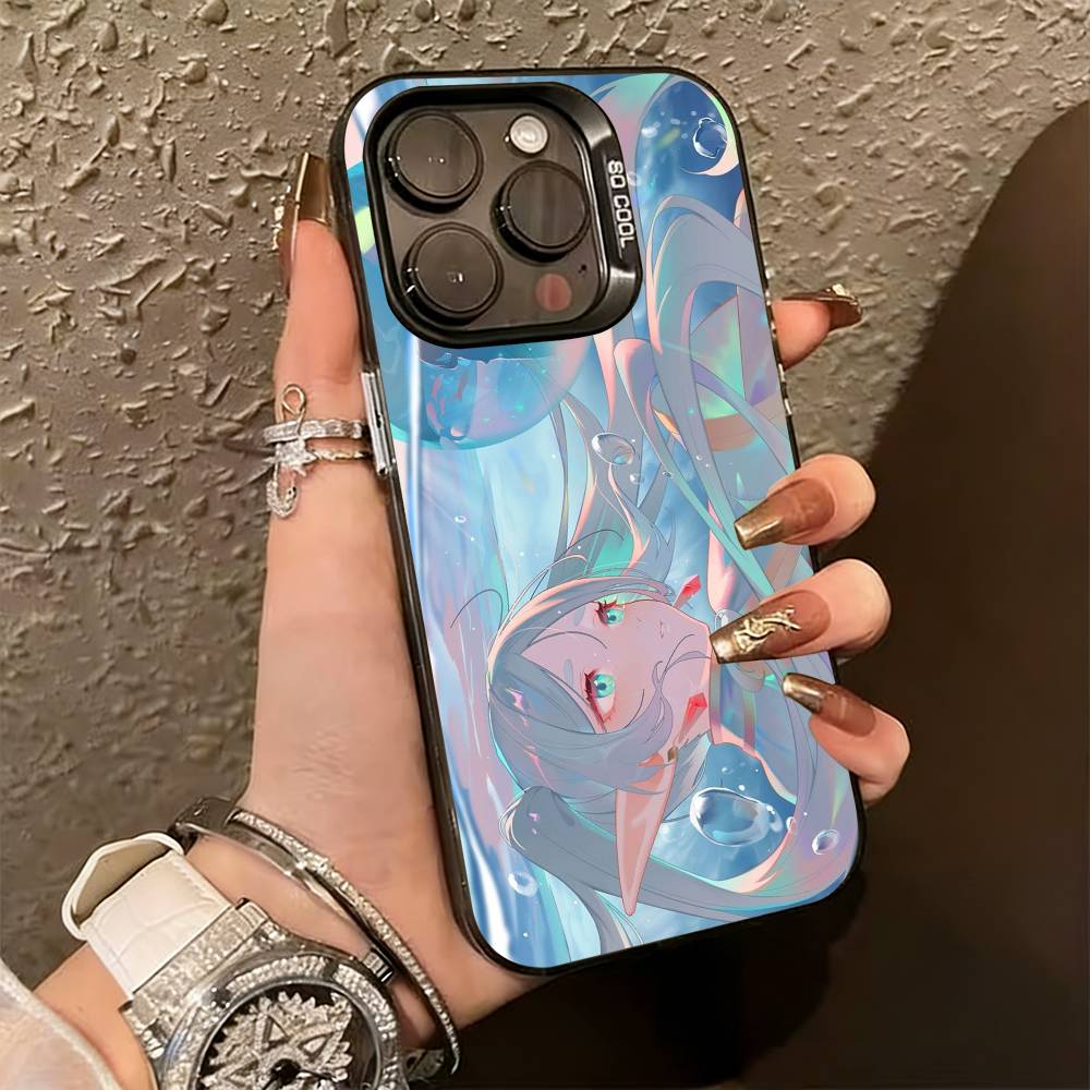 Sousou no Frieren Frieren Back View Phone Case For iPhone 17,16,15,14,13,12,11 Plus,Pro Max,XS,Colorful Silver Black Cover