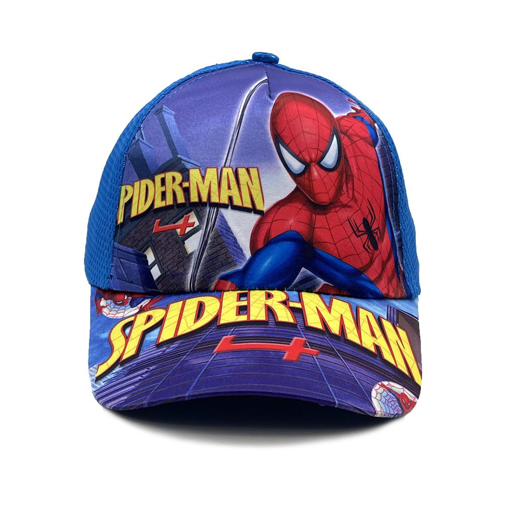 New Spider Cartoon Peripheral Printing Children's Baseball Cap Wide Brim Spring and Summer Cartoon Sun Hat