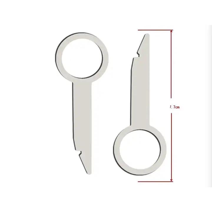 5PCS Car Radio Removal Tool Key CD DVD Stereo Radio Head Unit Removal Release Keys Repair Tools Kit For Auto Audio