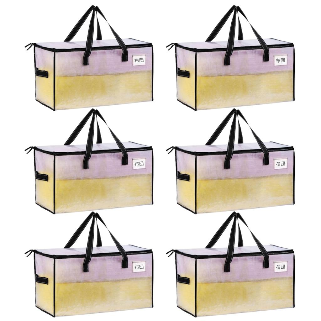 VENO Futon Storage Large Capacity Moving Alternative To Cardboard with Clear Double Perfect for Clothing and Travel Set of Bags, Bags, Boxes,